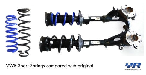 VWRacingLine Sports Spring Kit Mk7 Golf (Torsion Beam Rear) – MF Automotive